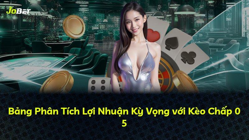 Bảng Phân Tích Lợi Nhuận Kỳ Vọng với Kèo Chấp 0 5