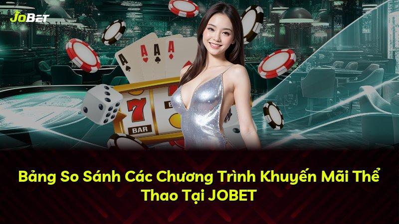 Bảng So Sánh Các Chương Trình Khuyến Mãi Thể Thao Tại JOBET