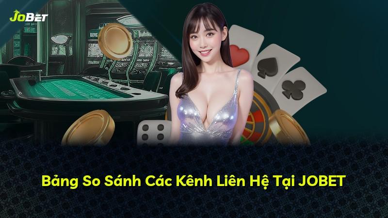 Bảng So Sánh Các Kênh Liên Hệ Tại JOBET